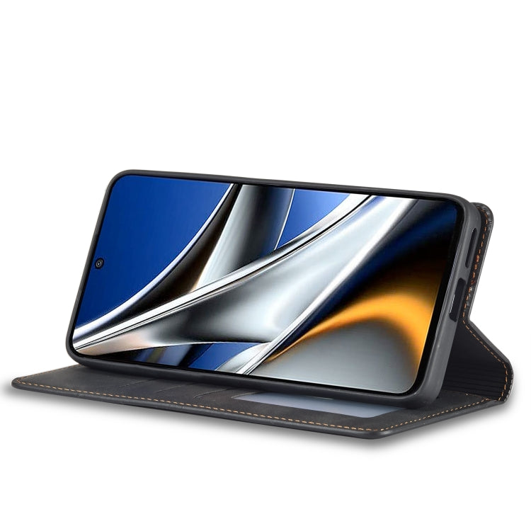Forwenw Dream Series Custodia per telefono in pelle con forte magnetismo Oil Edge, For Xiaomi Poco X4 Pro 5G, For Xiaomi Redmi Note 11 4G Global, For Xiaomi Redmi Note 11 Pro 4G Global