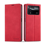 Forwenw Dream Series Custodia per telefono in pelle con forte magnetismo Oil Edge, For Xiaomi Poco X4 Pro 5G, For Xiaomi Redmi Note 11 4G Global, For Xiaomi Redmi Note 11 Pro 4G Global