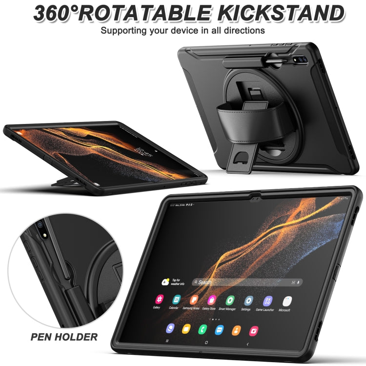 Custodia per tablet antiurto in TPU + PC, For Samsung Galaxy Tab S10 Ultra / S9 Ultra / S8 Ultra