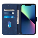 Custodia portafoglio in pelle con flip 3D per iPhone 13