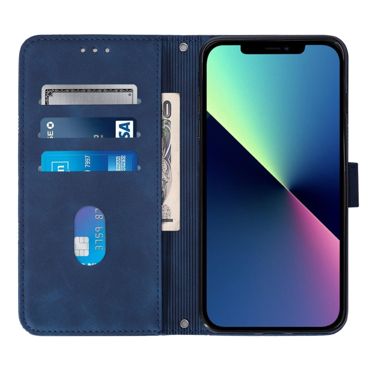 Custodia portafoglio in pelle con flip 3D per iPhone 13