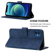 Custodia per cellulare in pelle con flip in rilievo 3D a tracolla, For iPhone 12 mini, For iPhone 12, For iPhone 12 Pro, For iPhone 12 Pro Max