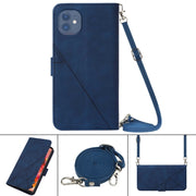 Custodia per cellulare in pelle con flip in rilievo 3D a tracolla, For iPhone 11, For iPhone 11 Pro, For iPhone 11 Pro Max, For iPhone X / XS