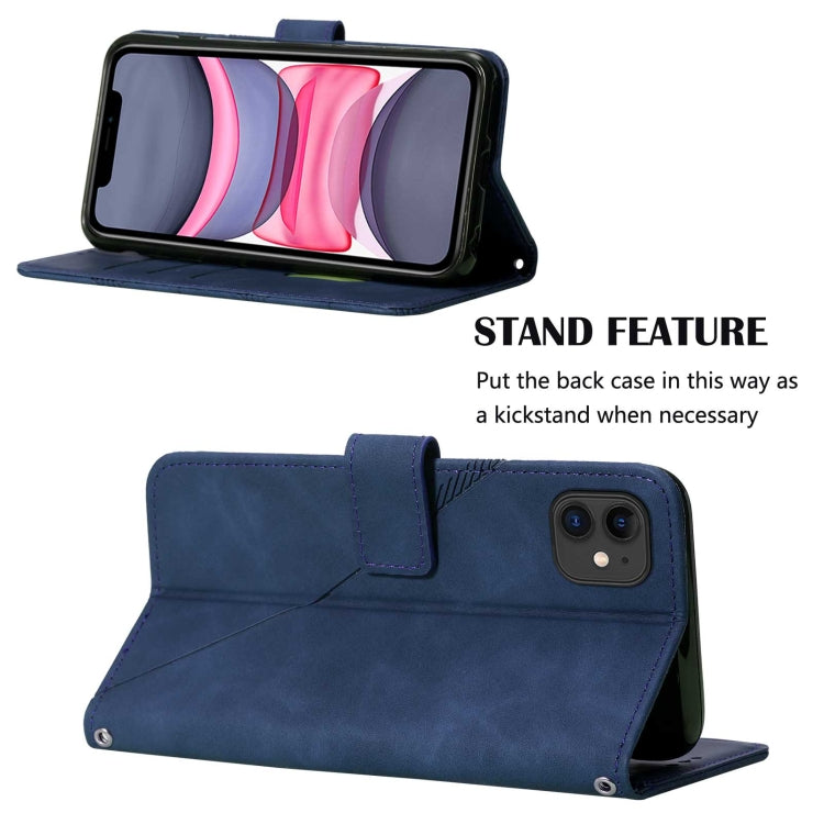 Custodia portafoglio in pelle con flip per iPhone 11
