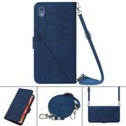 Custodia per cellulare in pelle con flip in rilievo 3D a tracolla, For iPhone XR, For iPhone XS Max, For iPhone SE 2022 / SE 2020 / 8 / 7, For iPhone 8 Plus / 7 Plus