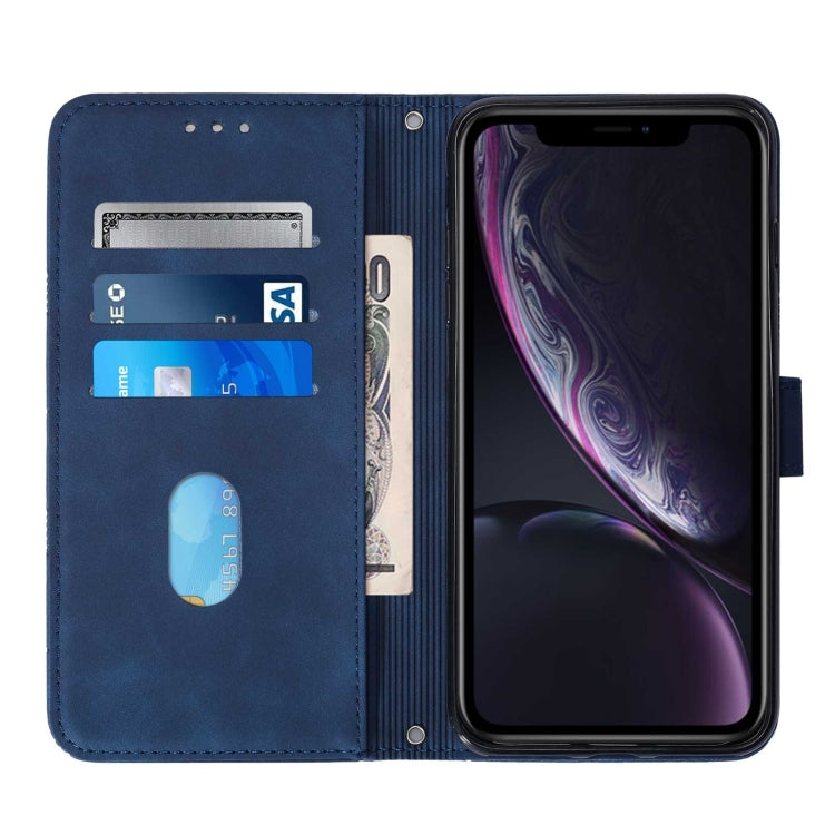 Custodia portafoglio in pelle con flip 3D per iPhone XR