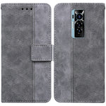Custodia per telefono in pelle goffrata geometrica, For Tecno Camon 18 / 18P, For Tecno Camon 18 Premier, For Tecno Camon 18i, For Tecno Phantom X