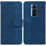 Custodia per telefono in pelle goffrata geometrica, For Tecno Camon 18 / 18P, For Tecno Camon 18 Premier, For Tecno Camon 18i, For Tecno Phantom X