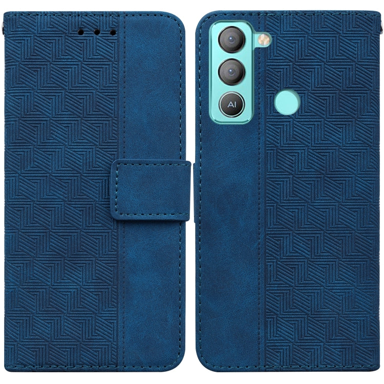 Custodia per telefono in pelle goffrata geometrica, For Tecno Pop 5 LTE BD4, For Tecno Pop 5P, For Tecno Pova 2, For Tecno Pova LD7
