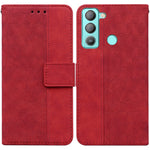 Custodia per telefono in pelle goffrata geometrica, For Tecno Pop 5 LTE BD4, For Tecno Pop 5P, For Tecno Pova 2, For Tecno Pova LD7