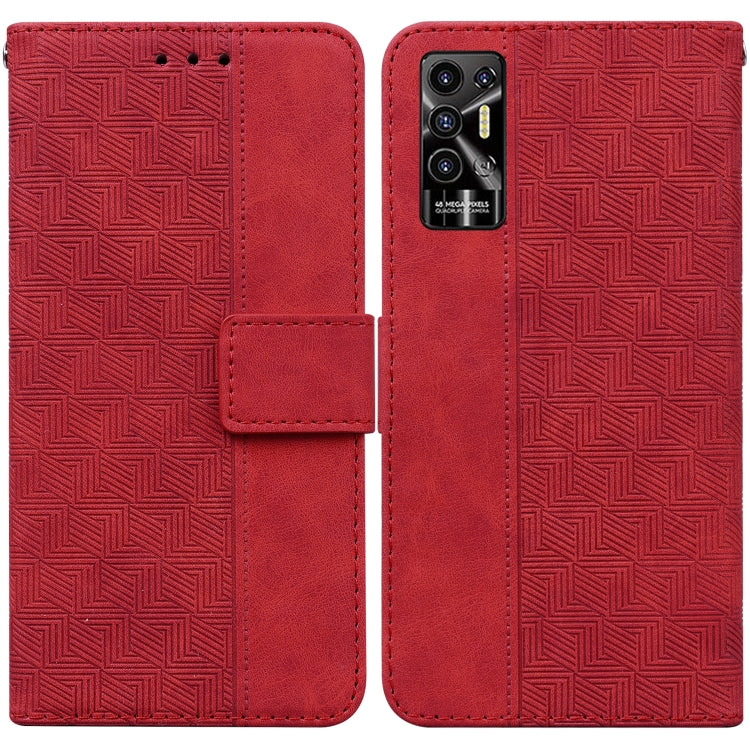 Custodia per telefono in pelle goffrata geometrica, For Tecno Pop 5 LTE BD4, For Tecno Pop 5P, For Tecno Pova 2, For Tecno Pova LD7