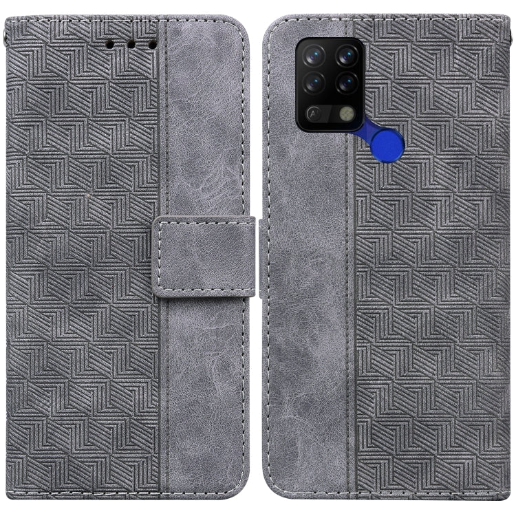 Custodia per telefono in pelle goffrata geometrica, For Tecno Pop 5 LTE BD4, For Tecno Pop 5P, For Tecno Pova 2, For Tecno Pova LD7