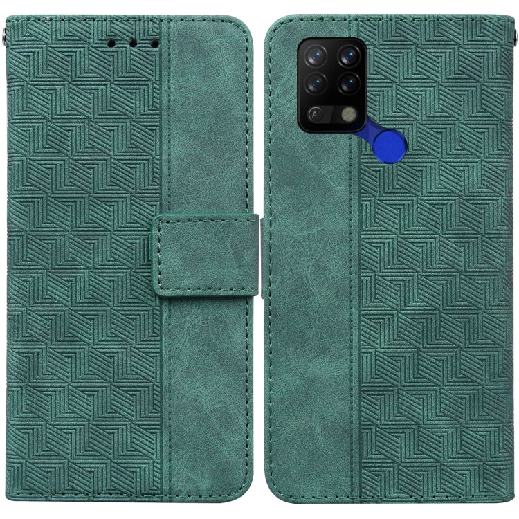 Custodia per telefono in pelle goffrata geometrica, For Tecno Pop 5 LTE BD4, For Tecno Pop 5P, For Tecno Pova 2, For Tecno Pova LD7