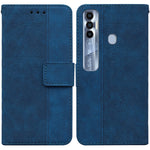 Custodia per telefono in pelle goffrata geometrica, For Tecno Pova Neo LE6, For Tecno Spark 7 Pro, For Tecno Spark 8 / 8T, For Tecno Spark 8P