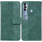 Custodia per telefono in pelle goffrata geometrica, For Tecno Pova Neo LE6, For Tecno Spark 7 Pro, For Tecno Spark 8 / 8T, For Tecno Spark 8P