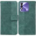 Custodia per telefono in pelle goffrata geometrica, For Tecno Pova Neo LE6, For Tecno Spark 7 Pro, For Tecno Spark 8 / 8T, For Tecno Spark 8P