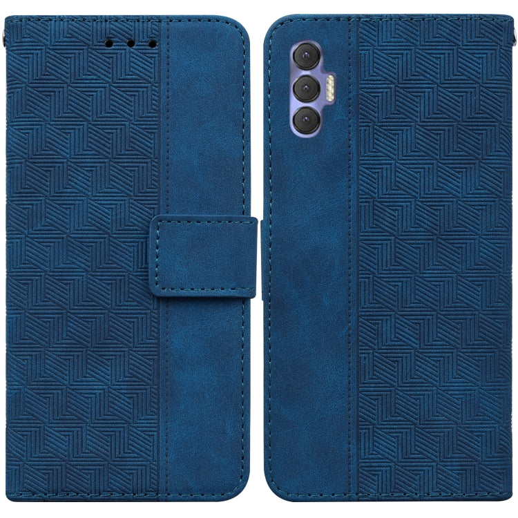 Custodia per telefono in pelle goffrata geometrica, For Tecno Pova Neo LE6, For Tecno Spark 7 Pro, For Tecno Spark 8 / 8T, For Tecno Spark 8P