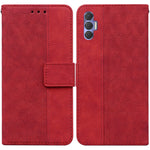 Custodia per telefono in pelle goffrata geometrica, For Tecno Pova Neo LE6, For Tecno Spark 7 Pro, For Tecno Spark 8 / 8T, For Tecno Spark 8P
