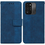 Custodia per telefono in pelle goffrata geometrica, For Tecno Spark Go 2022 / Spark 8C