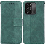 Custodia per telefono in pelle goffrata geometrica, For Tecno Spark Go 2022 / Spark 8C