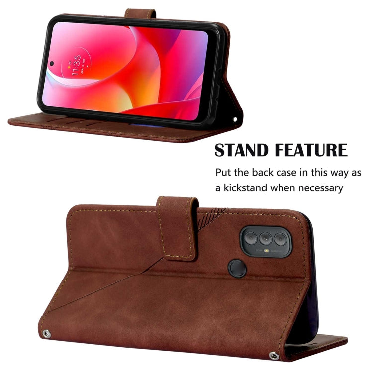 Custodia per cellulare in pelle con flip in rilievo 3D a tracolla, For Motorola Moto G Power 2022, For Motorola Moto G Pure, For Motorola Moto G8 Power Lite, For Motorola Moto G9 / G9 Play