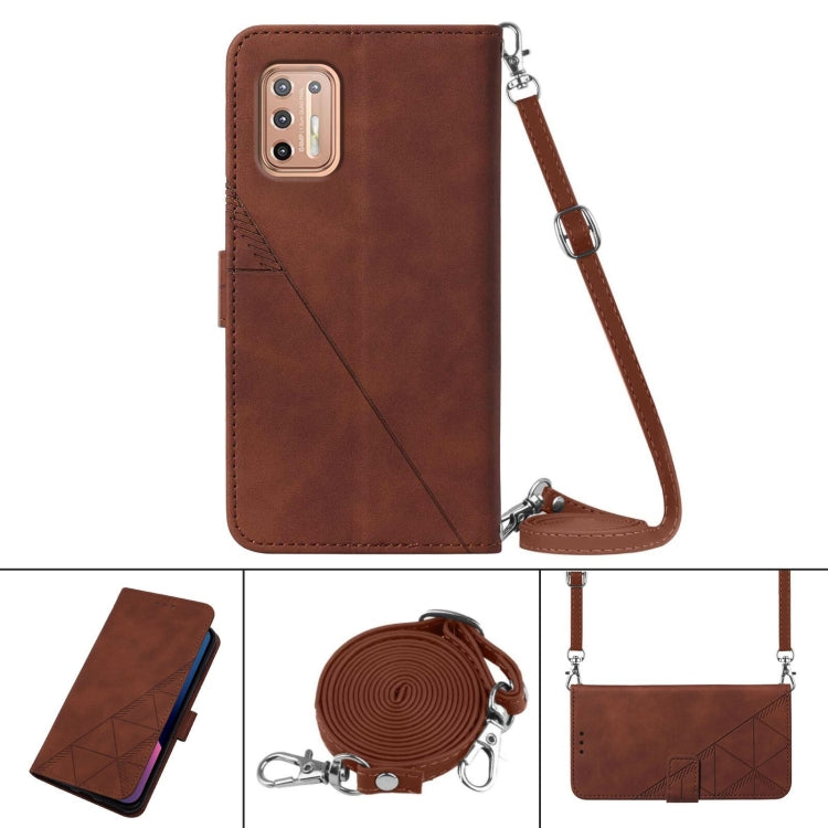 Custodia per cellulare in pelle con flip in rilievo 3D a tracolla, For Motorola Moto G9 Plus, For Motorola Moto G9 Power, For Motorola Moto G30/G20/G10/G10 Power, For Motorola Moto G31 / G41