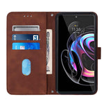 Custodia per cellulare in pelle con flip in rilievo 3D a tracolla, For Motorola Edge 20 Pro, For Motorola Edge S / G100, For Motorola Moto E7, For Motorola Moto E7 Power