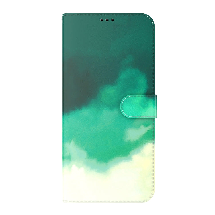 Custodia per telefono in pelle flip orizzontale con motivo ad acquerello, For Tecno Camon 18 / 18P, For Tecno Camon 18 Premier, For Tecno Camon 18i, For Tecno Phantom X