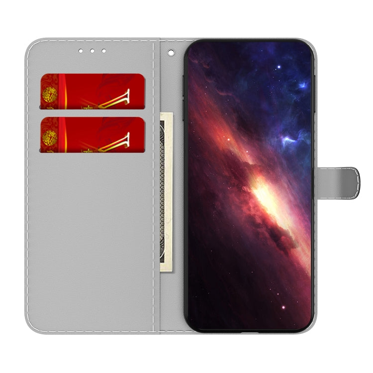 Custodia per telefono in pelle flip orizzontale con motivo ad acquerello, For Tecno Pop 5 LTE BD4, For Tecno Pop 5P, For Tecno Spark 7 Pro, For Tecno Spark 8 / 8T
