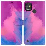 Custodia per telefono in pelle flip orizzontale con motivo ad acquerello, For Tecno Pop 5 LTE BD4, For Tecno Pop 5P, For Tecno Spark 7 Pro, For Tecno Spark 8 / 8T