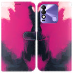 Custodia per telefono in pelle flip orizzontale con motivo ad acquerello, For Tecno Pop 5 LTE BD4, For Tecno Pop 5P, For Tecno Spark 7 Pro, For Tecno Spark 8 / 8T