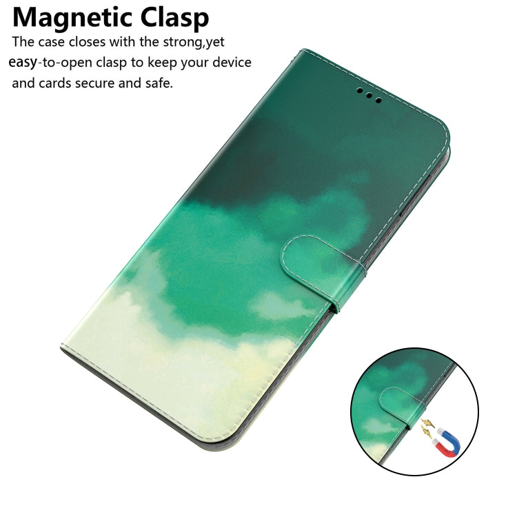 Custodia per telefono in pelle flip orizzontale con motivo ad acquerello, For Tecno Spark 8P, For Tecno Spark Go 2022 / Spark 8C