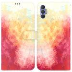 Custodia per telefono in pelle flip orizzontale con motivo ad acquerello, For Tecno Spark 8P, For Tecno Spark Go 2022 / Spark 8C