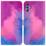 Custodia per telefono in pelle flip orizzontale con motivo ad acquerello, For Tecno Spark 8P, For Tecno Spark Go 2022 / Spark 8C