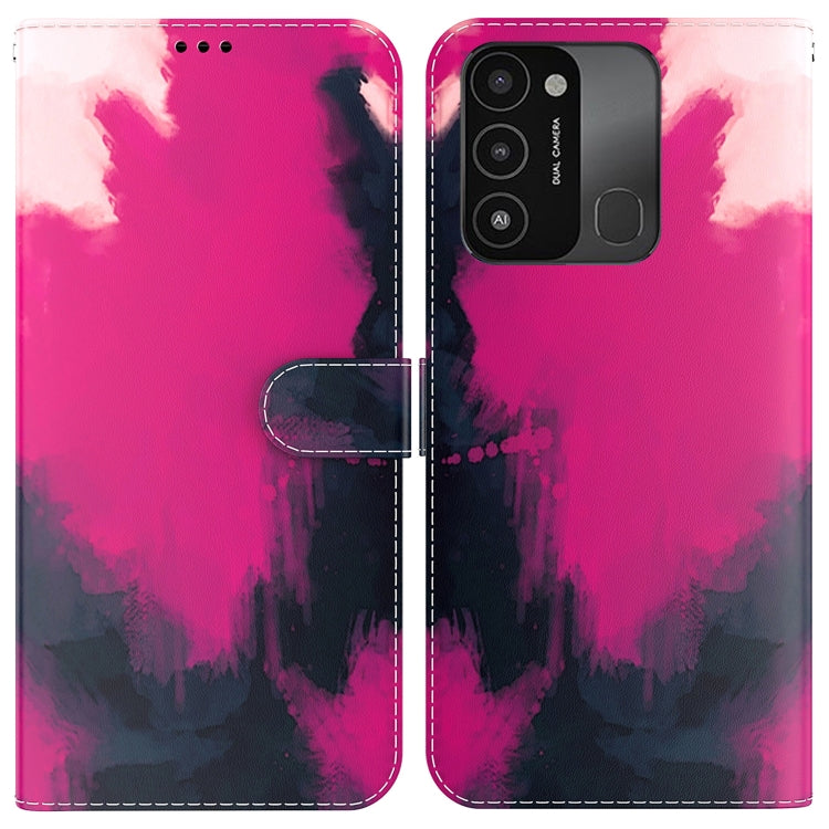 Custodia per telefono in pelle flip orizzontale con motivo ad acquerello, For Tecno Spark 8P, For Tecno Spark Go 2022 / Spark 8C
