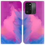 Custodia per telefono in pelle flip orizzontale con motivo ad acquerello, For Tecno Spark 8P, For Tecno Spark Go 2022 / Spark 8C