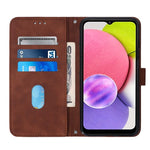 Custodia per cellulare in pelle con flip in rilievo 3D a tracolla, For Samsung Galaxy A03s 164mm, For Samsung Galaxy A03s 166mm, For Samsung Galaxy A11 / M11, For Samsung Galaxy A12 / M12