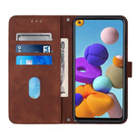 Custodia per cellulare in pelle con flip in rilievo 3D a tracolla, For Samsung Galaxy A21s, For Samsung Galaxy A22 4G EU/M32 International, For Samsung Galaxy A22 5G, For Samsung Galaxy A32 4G EU Version