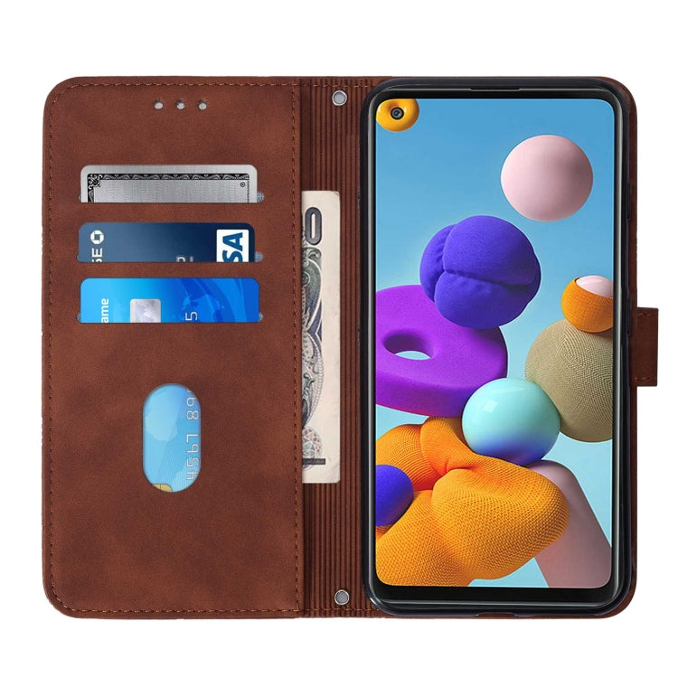 Custodia per cellulare in pelle con flip in rilievo 3D a tracolla, For Samsung Galaxy A21s, For Samsung Galaxy A22 4G EU/M32 International, For Samsung Galaxy A22 5G, For Samsung Galaxy A32 4G EU Version