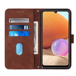 Custodia per cellulare in pelle con flip in rilievo 3D a tracolla, For Samsung Galaxy A32 5G / M32 5G, For Samsung Galaxy A33 5G, For Samsung Galaxy A42 5G, For Samsung Galaxy A52 4G / 5G