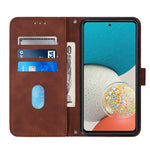 Custodia per cellulare in pelle con flip in rilievo 3D a tracolla, For Samsung Galaxy A53 5G, For Samsung Galaxy A72 4G / 5G, For Samsung Galaxy A82 5G, For Samsung Galaxy F52 5G