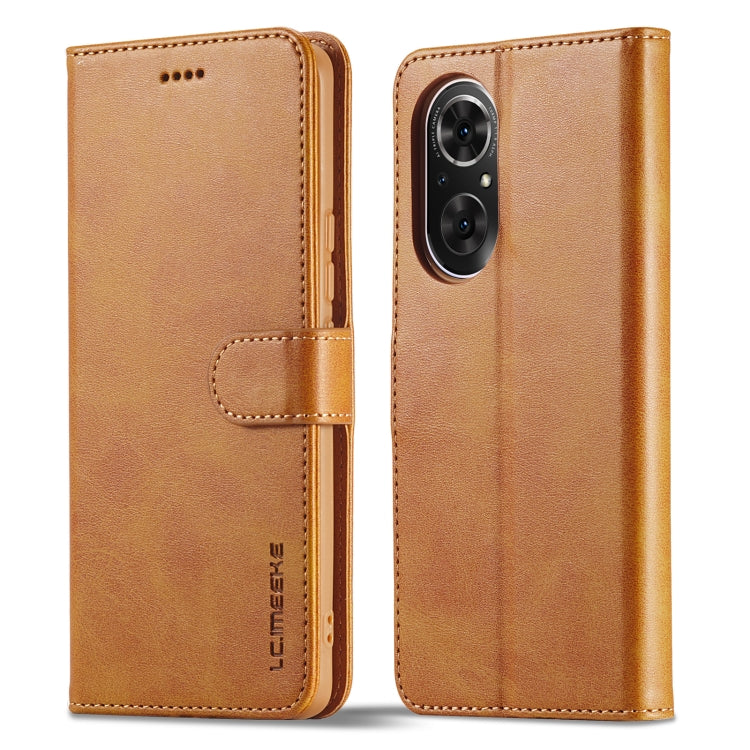 LC.IMEEKE Custodia per cellulare in pelle di vitello, For Samsung Galaxy A23 5G, For Samsung Galaxy M52 5G, For Honor 50 SE
