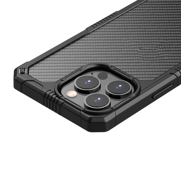 Custodia antiurto in fibra di carbonio per iPhone 13 Pro Max