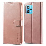 LC.IMEEKE Custodia per cellulare in pelle di vitello, For Realme 9 Pro, For Realme 9 Pro+