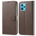 LC.IMEEKE Custodia per cellulare in pelle di vitello, For Realme 9 Pro, For Realme 9 Pro+