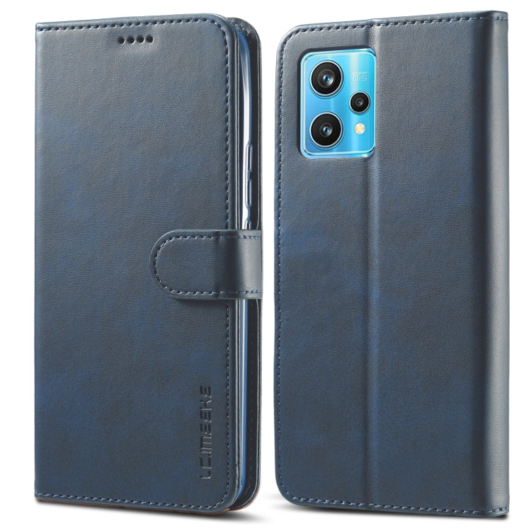 LC.IMEEKE Custodia per cellulare in pelle di vitello, For Realme 9 Pro, For Realme 9 Pro+