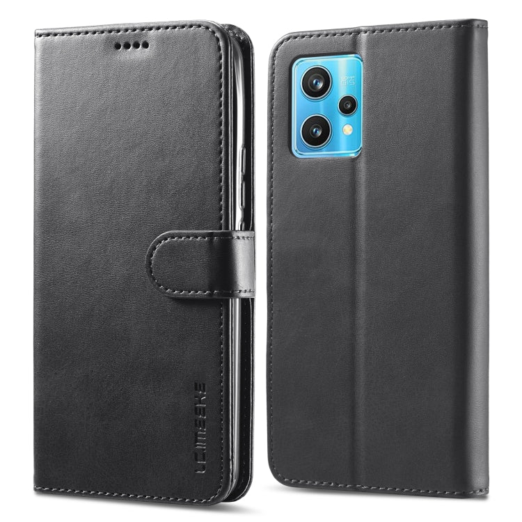 LC.IMEEKE Custodia per cellulare in pelle di vitello, For Realme 9 Pro, For Realme 9 Pro+