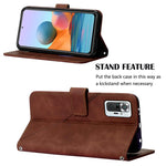 Custodia per cellulare in pelle con flip in rilievo 3D a tracolla, For Xiaomi Redmi Note 10 Pro/10 Pro Max, For Xiaomi Redmi Note 11 5G/Poco M4 Pro 5G, For Xiaomi Redmi Note 11 Pro+, For Xiaomi Redmi 9 / 9 Power / Poco M2