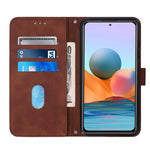 Custodia per cellulare in pelle con flip in rilievo 3D a tracolla, For Xiaomi Redmi Note 10 Pro/10 Pro Max, For Xiaomi Redmi Note 11 5G/Poco M4 Pro 5G, For Xiaomi Redmi Note 11 Pro+, For Xiaomi Redmi 9 / 9 Power / Poco M2