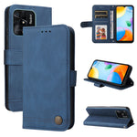 Custodia per telefono in pelle con bottone in metallo con albero della vita Skin Feel, For Xiaomi Redmi 10C 4G / Redmi 10 India Version, For Xiaomi Poco X4 Pro 5G, For Honor 50 SE / nova 9 SE, For OPPO Find X5